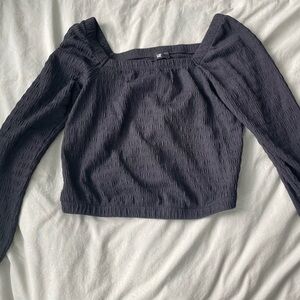 Off shoulder Black top